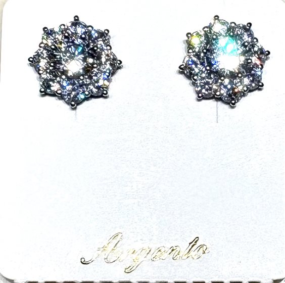 Ohrringe Sommer Dame Classici in Silber Cubic Zirconia CLIP AG FIORE ZIRC - CLIP AG FIORE ZIRC